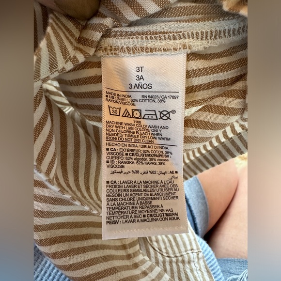 Old Navy Floral Dress and Striped Romper Size 3T - Picture 10 of 10